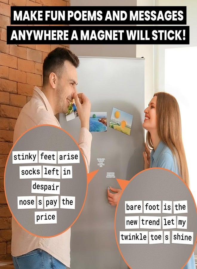 Rayliad The Essential Kit of Word Magnets - Everything Needed for Fun Fridge Poetry - 797 Magnetic Words Compatible with Most Other Kits - Experience The Fun of Creative Word Play and Self Expression - Image 5
